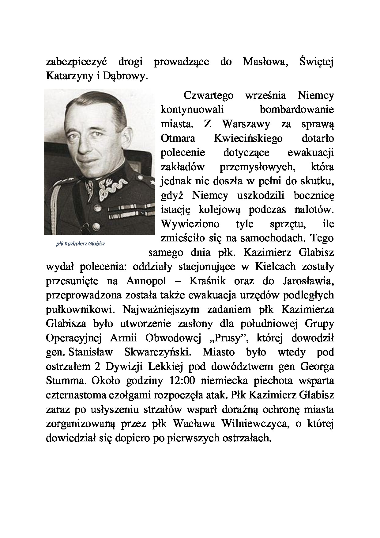 Wydarzenia początkowe podczas II wojny